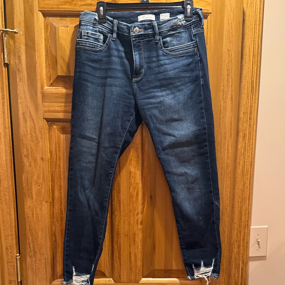 KanCan Midnight Blue Distressed Skinny Jeans